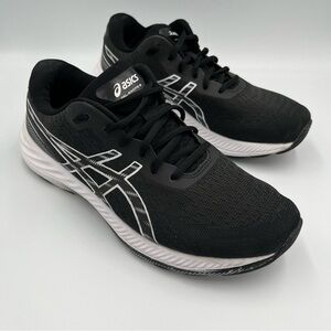 Asics Womens Gel Excite 9 Black Running Shoes Sneakers Size 8 1/2